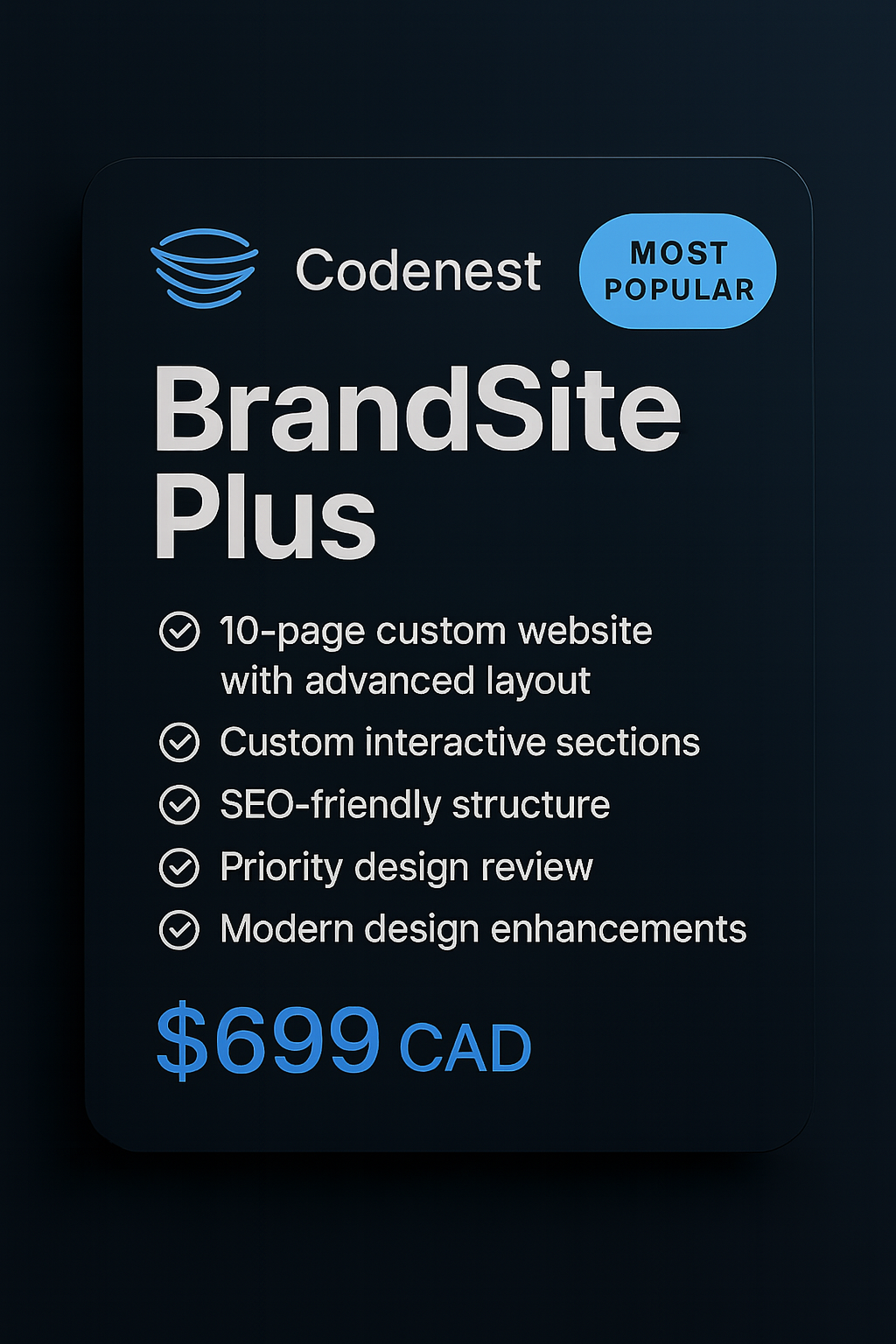 BrandSite Plus - 10 Pages