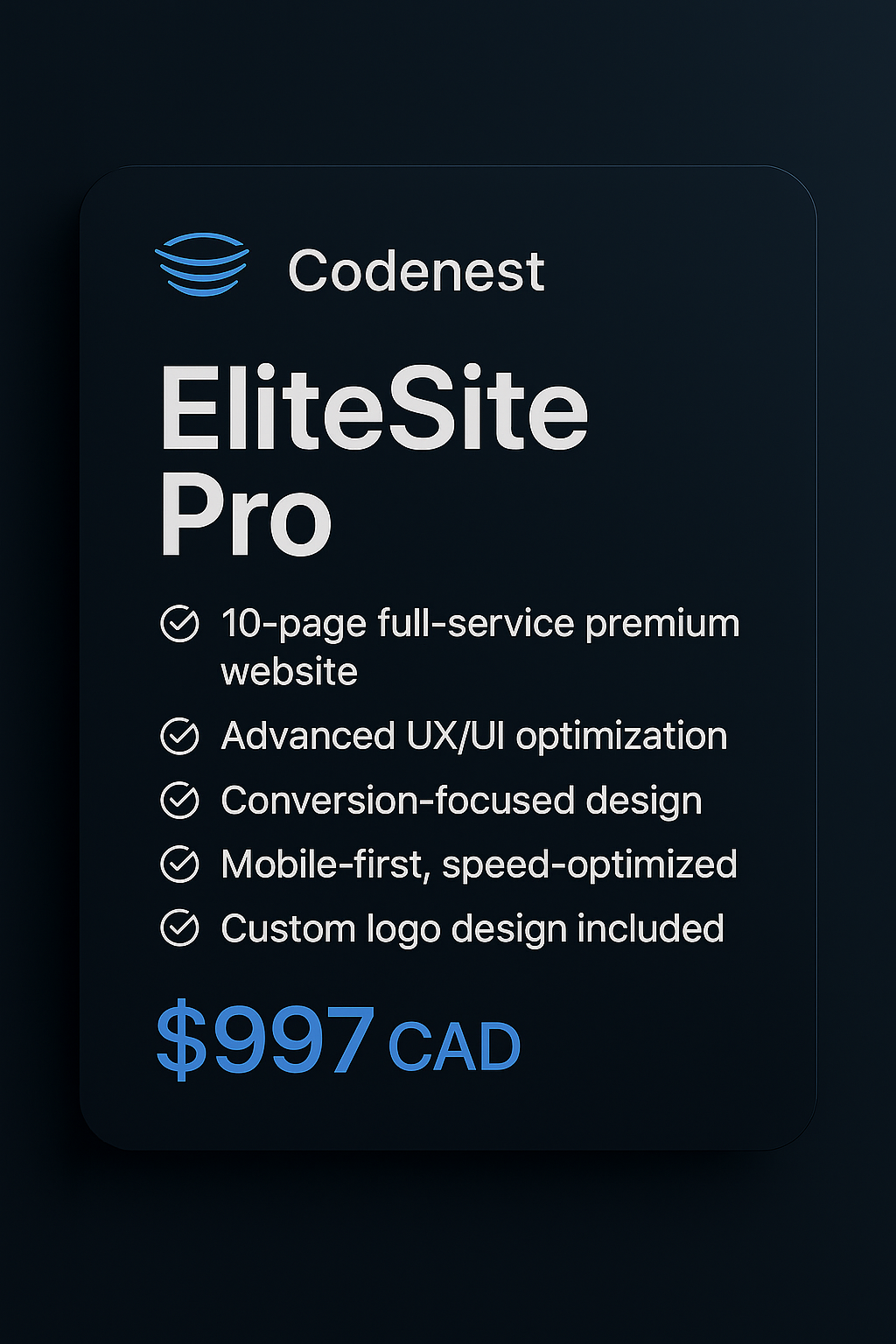 EliteSite Pro - 10 Pages