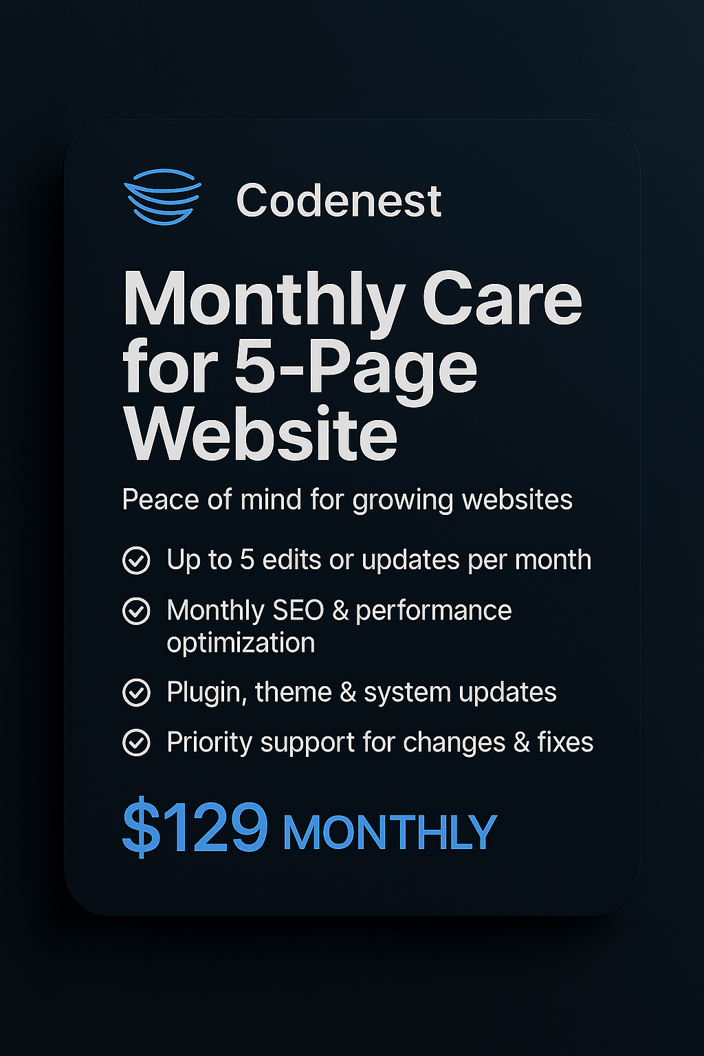 PageCare 5 – Website Management