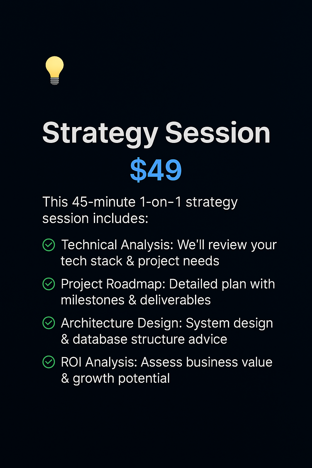 Elite Strategy Session – 45 Min Consultation