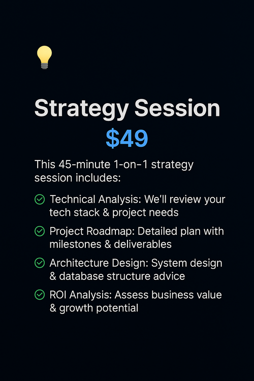Elite Strategy Session – 45 Min Consultation
